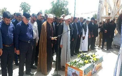 پیکر &laquo;محمد علی بهمنی&raquo; در تالار شهید آوینی بندرعباس آرام گرفت