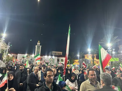 شعار مرگ بر وطن فروش خائن در موج پنجاه و ششم رشت+فیلم