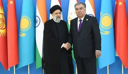 استقبال رسمی رئیس جمهور تاجیکستان از رئیسی