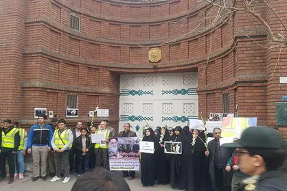 درخواست مجوز تجمع در مقابل سفارت فرانسه توسط بسیج دانشجویی دانشگاه علوم تحقیقات