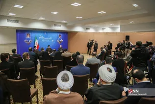 نشست خبری رئیس جمهور در قم