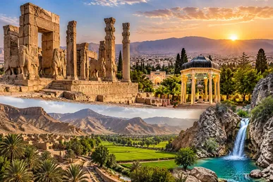 روز جهانی گردشگری و ظرفیت‌های استان فارس / سرزمینی با هزار روایت برای سفر از تخت‌جمشید تا نخلستان‌های جنوب + عکس