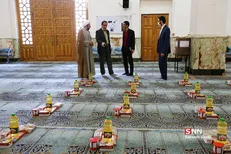هیئت محبین اهل بیت دانشگاه تربیت مدرس ۱۲۰ بسته ارزاق میان نیازمندان توزیع کرده است