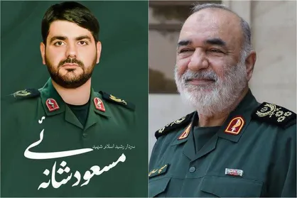 گلپایگان میزبان تشییع پیکر سرداران شهید سلامی و شانه&zwnj;ای