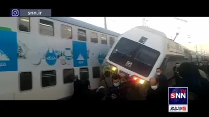 برخورد دو قطار مترو، تلفات جانی نداشت