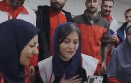 پردیس احمدیه بازیگر سینما، آغاز سال جدید ۱۴۰۵ را در کنار امدادگران هلال&zwnj;احمر گذراند