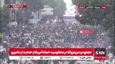 هزاران نفر از مردم ونزوئلا در محکومیت ربایش مادورو توسط دولت متجاوز آمریکا به خیابان ها آمدند