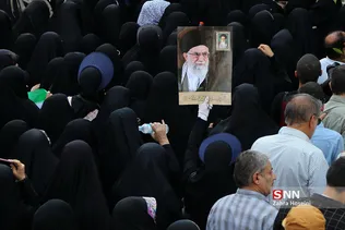 مراسم تشییع پیکر مطهر ۱۵۰ شهید دفاع مقدس در تهران