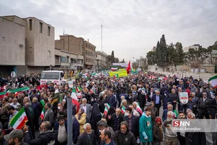 راهپیمایی 22 بهمن در شیراز - 1402