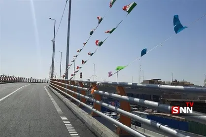 پل دسترسی خیابان ستارخان به بزرگراه چمران افتتاح شد