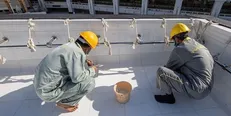 پشت‌بام خانه خدا بازسازی و شست‌وشو شد +عکس و فیلم