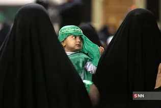 مراسم شیرخوارگان حسینی در حرم حضرت معصومه (س)