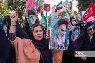 راهپیمایی بانوان فاطمی در شیراز