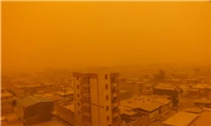 گرد و غبار آسمان خوزستان را فرا گرفت