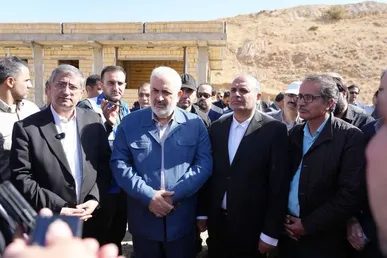 افتتاح سد تاج امیر دلفان در لرستان