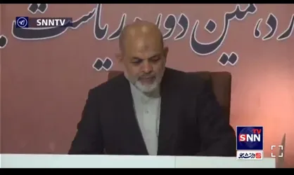 وزیر کشور رای خود را به صندوق انداخت