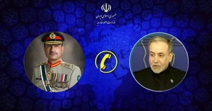 تماس تلفنی وزیر امور خارجه کشورمان با فرمانده ارتش پاکستان