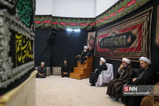 مراسم عزاداری رحلت پیامبر اکرم(ص) و شهادت امام حسن مجتبی علیه‌السلام  در دفتر آیت‌الله نوری همدانی