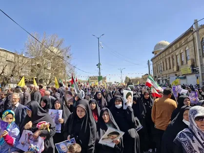 فریاد آزادی فلسطین در ۴۰ نقطه همدان طنین&zwnj;انداز می&zwnj;شود