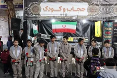 برپایی موکب خدمت رسانی توسط دانشجویان بسیجی دانشگاه جامع امام حسین (ع) +عکس