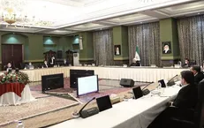 جلسه مشترک ستاد اقتصادی دولت و نمایندگان فعالان اقتصادی با حضور روحانی
