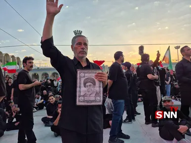 دودمه‌خوانی لرهای غیور قبل از آغاز مراسم وداع + فیلم