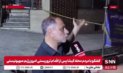 شاهد عینی: محل اصابت در محله گیشا، ساختمان مسکونی بود