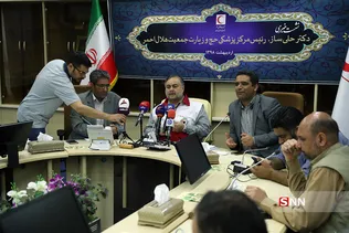 نشست خبری رییس مرکز پزشکی حج و زیارت جمعیت هلال احمر
