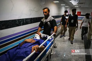 عملیات انتقال مصدومان راهپیمایی اربعین حسینی از مهران به ایلام
