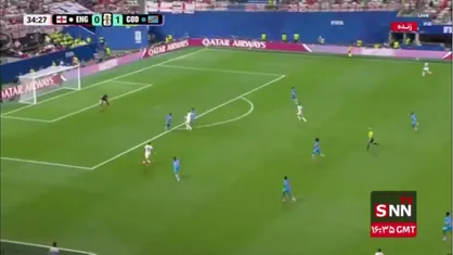 ون بیساکا ضربه مارکوس رشفورد را از روی خط برگرداند تا همچنان دروازه کونگو بسته بماند  / کنگو 1 - 0 انگلیس