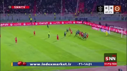 گل اول تراکتور به پرسپولیس توسط مهدی ترابی در دقیقه ۵۶