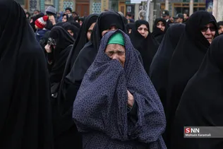 مراسم تشییع  پیکر 6 نفر از شهدای سانحه هوایی