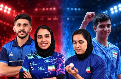 حریفان میکس دوبل تنیس روی میز ایران در ناگویا مشخص شدند