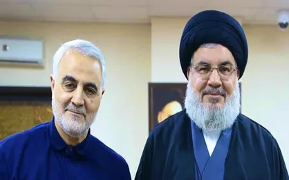 انتشار تصاویر آخرین دیدار شهید سلیمانی با سیدحسن نصرالله