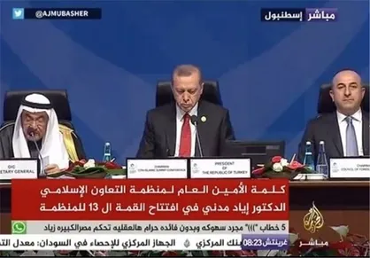اردوغان: سرزمین فلسطین تجزیه شده/ اسرائیل اشغالگر و تروریست است