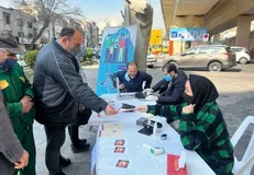 برپایی میز خدمت در منطقه ۷ همزمان با هفته ملی سلامت مردان