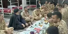 شب‌ یلدای رئیس‌جمهور با سربازان گلستانی 