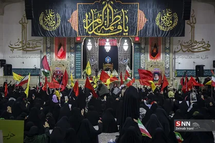 مراسم گرامیداشت شهادت سید حسن نصرالله در حرم حضرت معصومه (س)