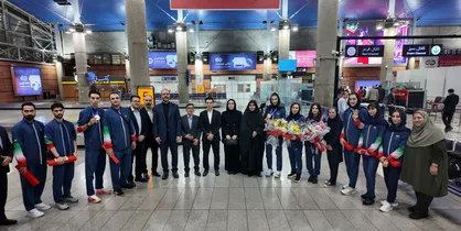 بازگشت ملی پوشان کشورمان از بازی های آسیایی ناگویا + فیلم