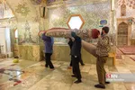 حرم مطهر شاهچراغ(ع) ساعاتی پس از حمله تروریستی