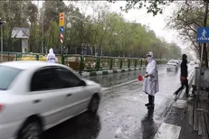افزایش ترافیک صبحگاهی تهران / دلیل: بارش باران