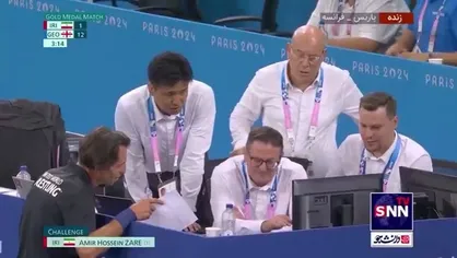 درخواست بازبینی ایران مور قبول واقع شد و فعلا زارع از شکست فرار کرد