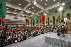 نوجوانان و جوانان تهرانی و البرزی عازم اردوهای راهیان نور با رهبر انقلاب دیدار کردند