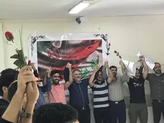 محکومیت حوادث بصره توسط دانشجویان عراقی دانشگاه بین المللی قزوین