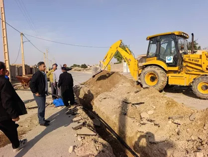 پروژه نوسازی شبکه آب روستای "تم&zwnj;تم" دهلران به پایان رسید / ۲۰۰ خانوار از آب پایدار بهره&zwnj;مند شدند