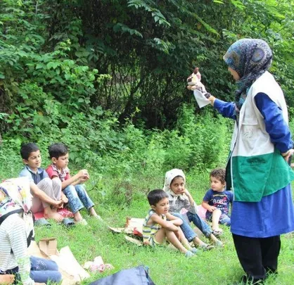 دختران دانشجوی دانشگاه فرهنگیان در قائمشهر خدمت&zwnj;رسانی کردند