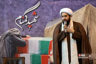 مراسم اولین سالگرد تدفین شهدای گمنام 