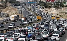 ترافیک سنگین در آزادراه قزوین – کرج