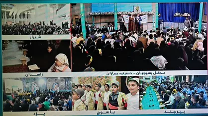 اختتامیه مسابقات قرآن بسیج با حضور عوامل &laquo;محفل&raquo; برگزار شد