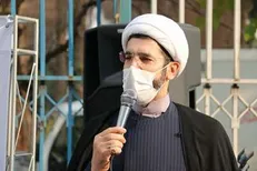 تقدیر حجت الاسلام رستمی از کادر درمان بیمارستان امیرالمومنین(ع)